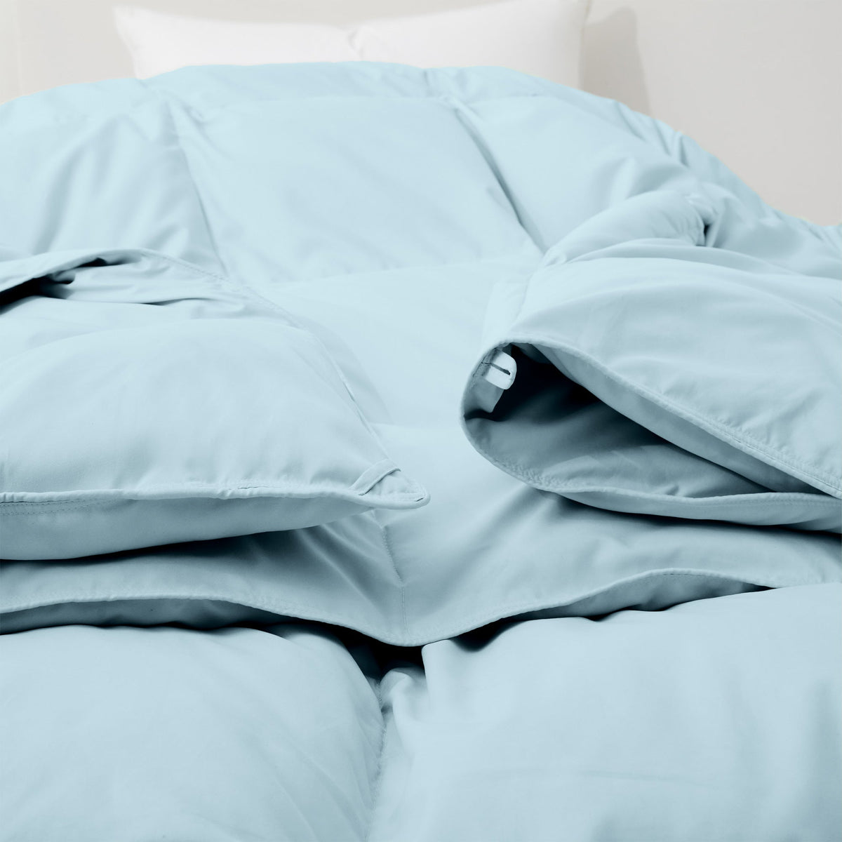 Down & Feather Comforter, Goose, Lightweight Design, Machine-Washable Care for Everyday Bedding and Comfortable Sleep, 4 Sizes and 8 Colors image 55