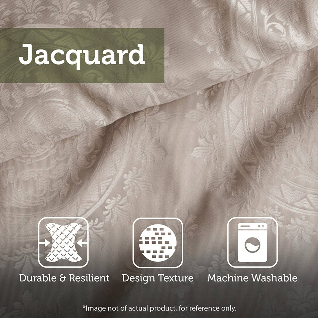 Bed Comforter, Odette 8 Piece Jacquard Set, Machine-Washable Care, Hypoallergenic Comfort for Year-Round Bedroom Comfort and Restful Sleep image 55