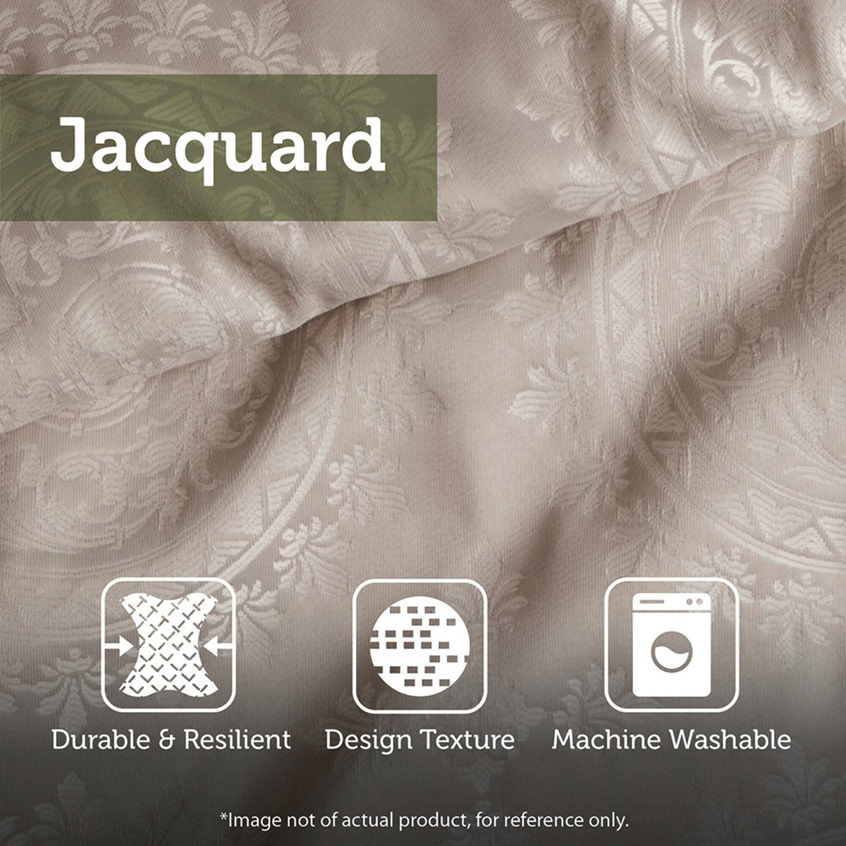 Bed Comforter, Odette 8 Piece Jacquard Set, Machine-Washable Care, Hypoallergenic Comfort for Year-Round Bedroom Comfort and Restful Sleep image 55
