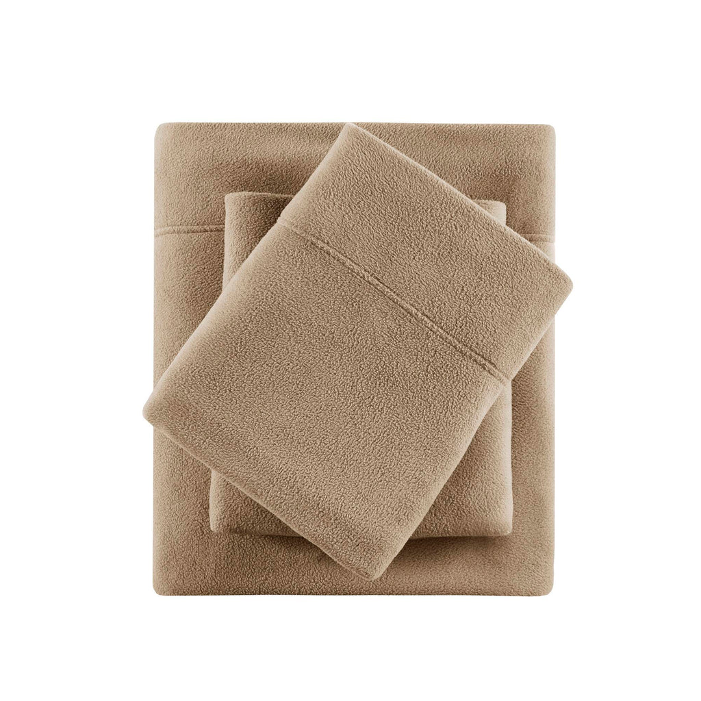 Bed Sheet Set, Micro Fleece, Machine-Washable Care for Everyday Bedroom Comfort and Guest Rooms, 6 Sizes and 15 Colors image 55