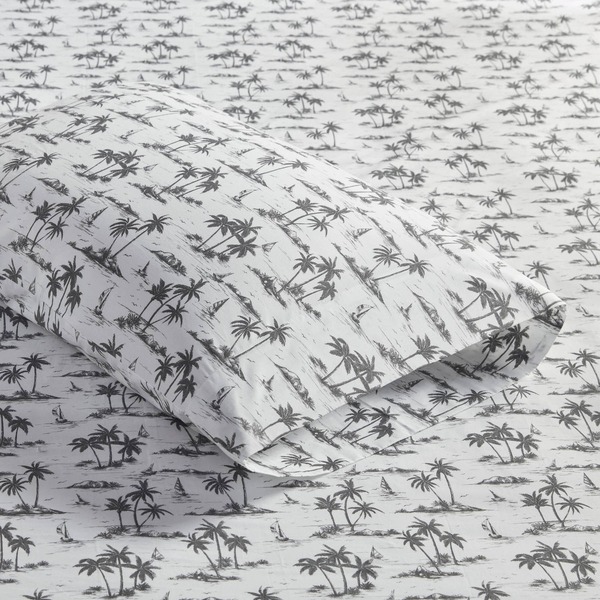 Bed Sheet Set, 200 Thread Count Printed Cotton, Breathable Construction, Machine-Washable Care for Master Bedrooms, Guest Beds and Daily Use image 55