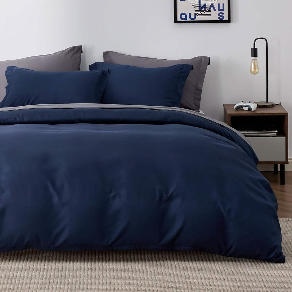 Duvet Cover Set, Brushed Microfiber for Guest Rooms and Everyday Bedroom Styling, 9 Sizes and 36 Colors image 56