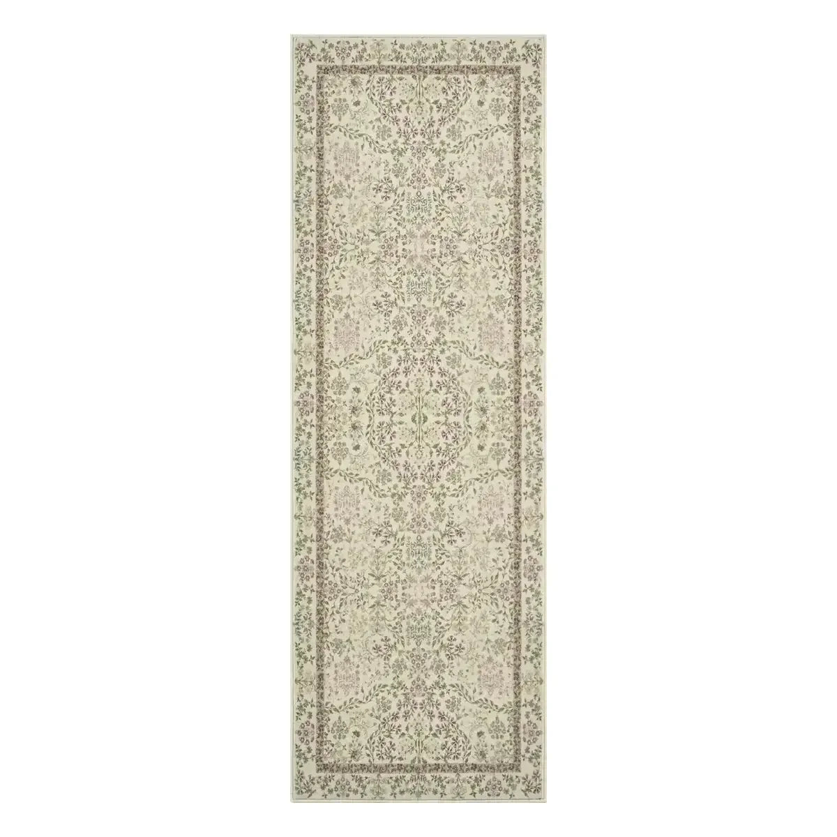 Area Rug, Vintage Foliage Floral, Lightweight Design, Non-Slip Design for Hallways, Dining Spaces and Home Decor, 19 Sizes and 4 Colors image 56