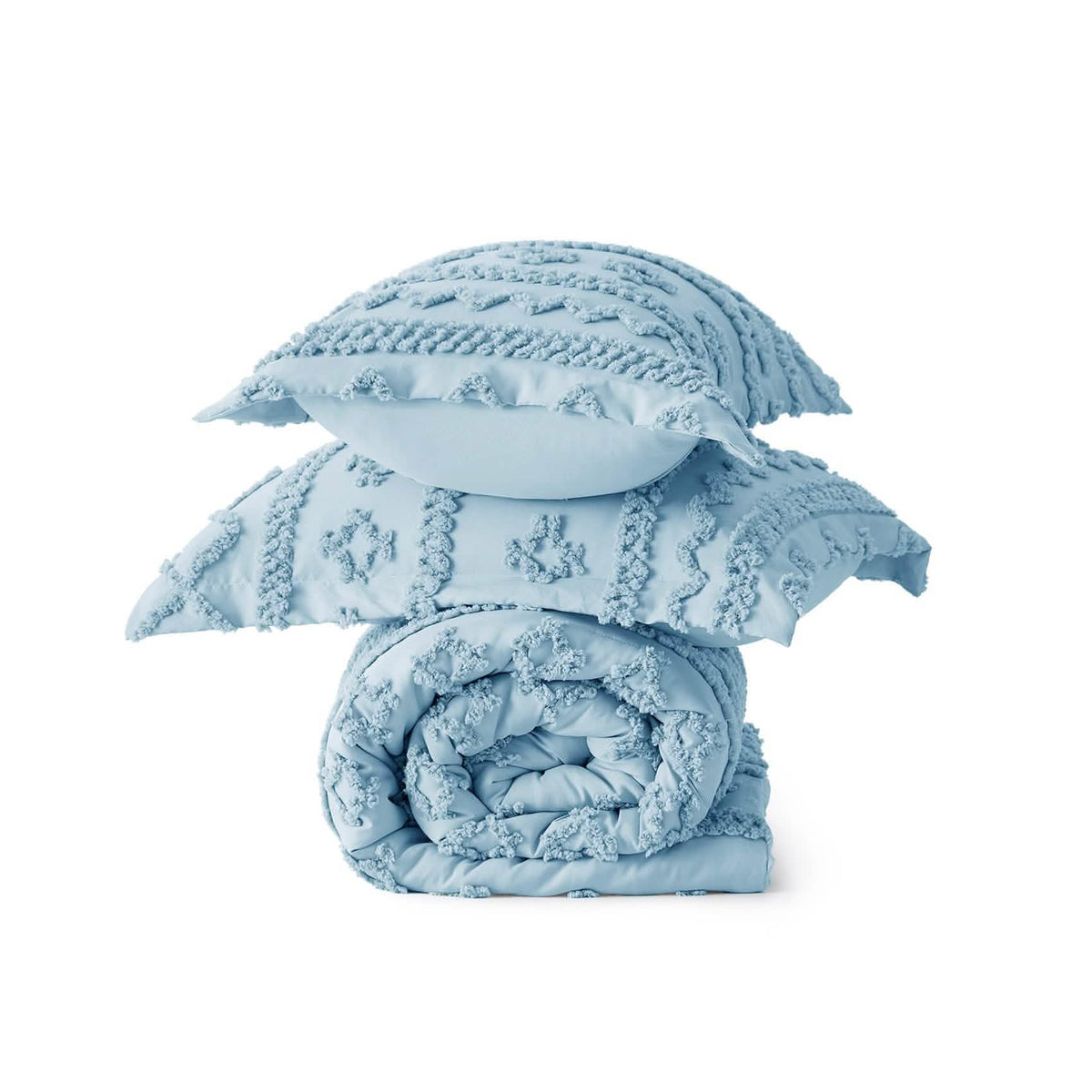 Bed Comforter, Boho Deluxe Embroidery Set, Breathable Construction, Machine-Washable Care for Everyday Bedding and Comfortable Sleep image 56