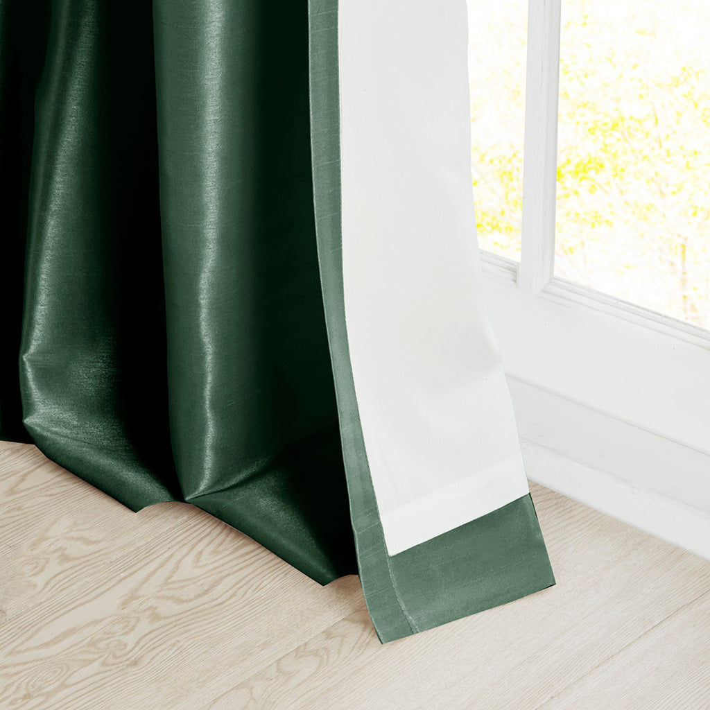 Window Curtain, Emilia Twist Tab Lined Panel, Machine-Washable Care for Windows, Room Styling and Everyday Privacy, 5 Sizes and 14 Colors image 56