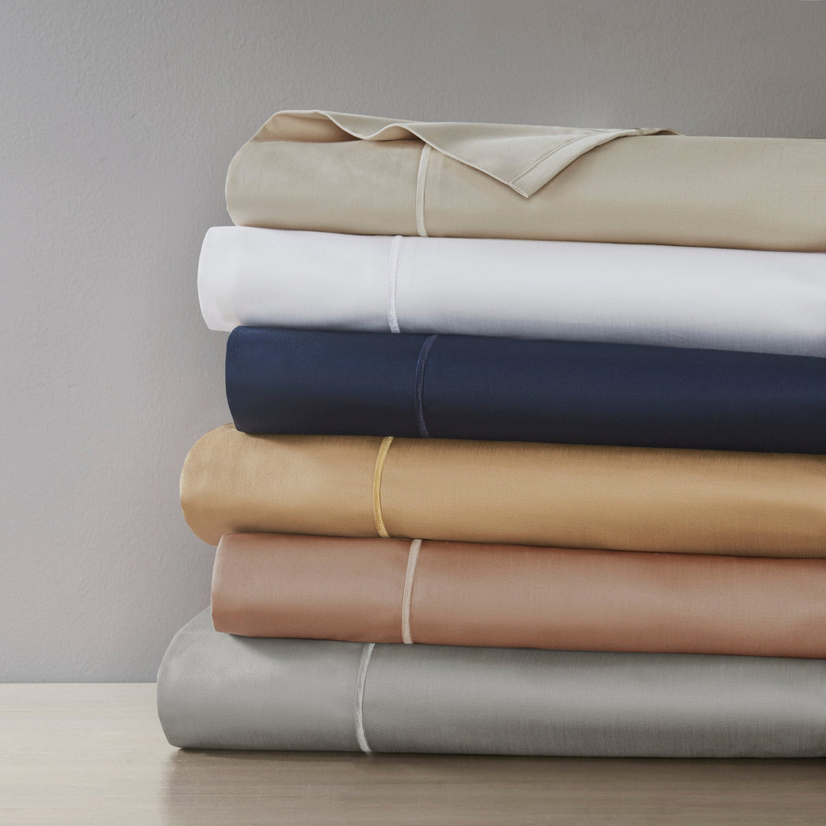 Bed Sheet Set, 600 Thread Count Pima Cotton Pima Cotton, Machine-Washable Care for Everyday Bedroom Comfort and Guest Rooms image 56