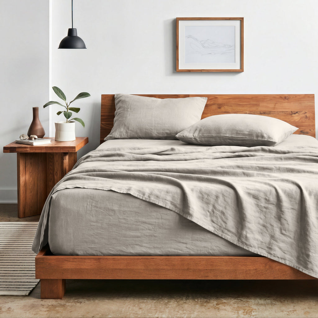 Bed Sheet Set, Ultra Soft Washed for Master Bedrooms, Guest Beds and Daily Use, 5 Sizes and 14 Colors image 56