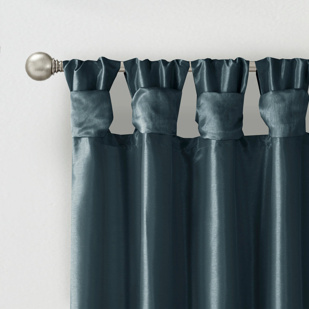 Window Curtain, Emilia Twist Tab Lined Panel, Machine-Washable Care for Windows, Room Styling and Everyday Privacy, 5 Sizes and 14 Colors image 57