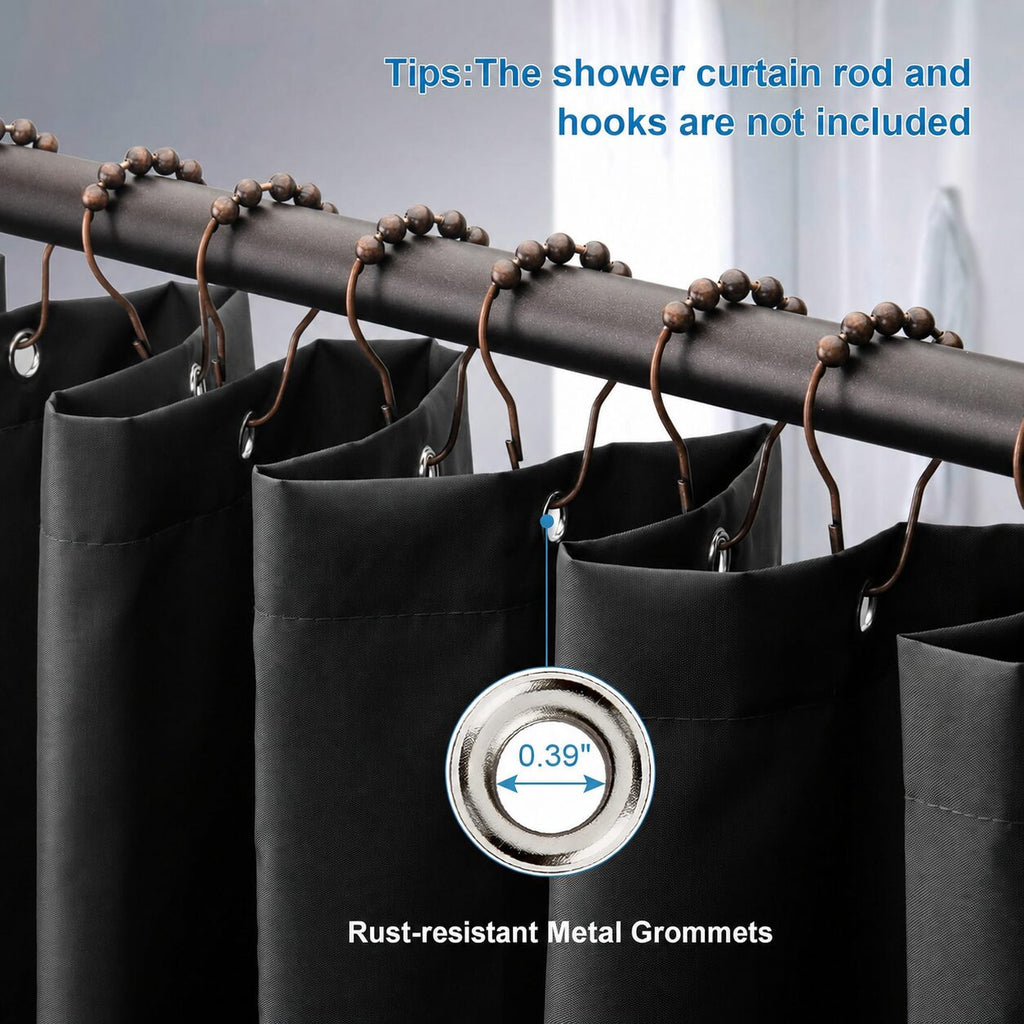 Bathroom Accessory, Waterproof Fabric Shower Curtain Liner, 120, Machine-Washable Care for Guest Baths and Daily Bathroom Routines image 57