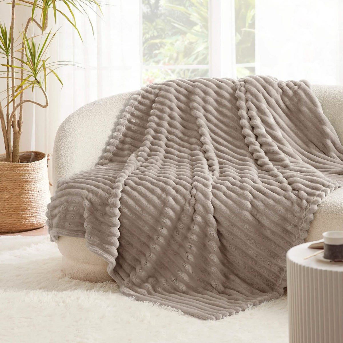 Cozy Throw Blanket, GentleSoft for Sofas, Beds and Relaxing at Home, 8 Sizes and 15 Colors image 57