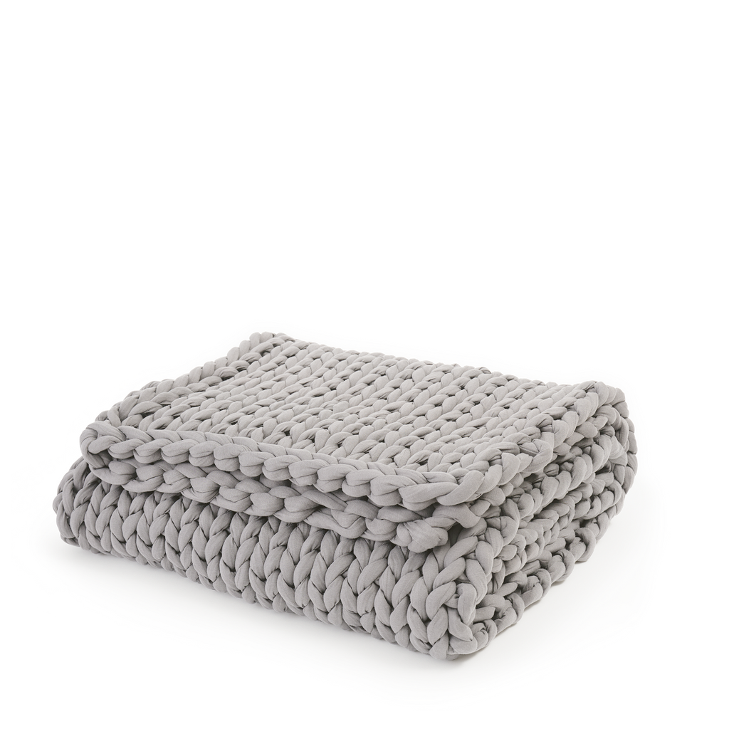 Cozy Throw Blanket, Cotton Weighted for Sofas, Beds and Relaxing at Home, 32 Color Options image 57