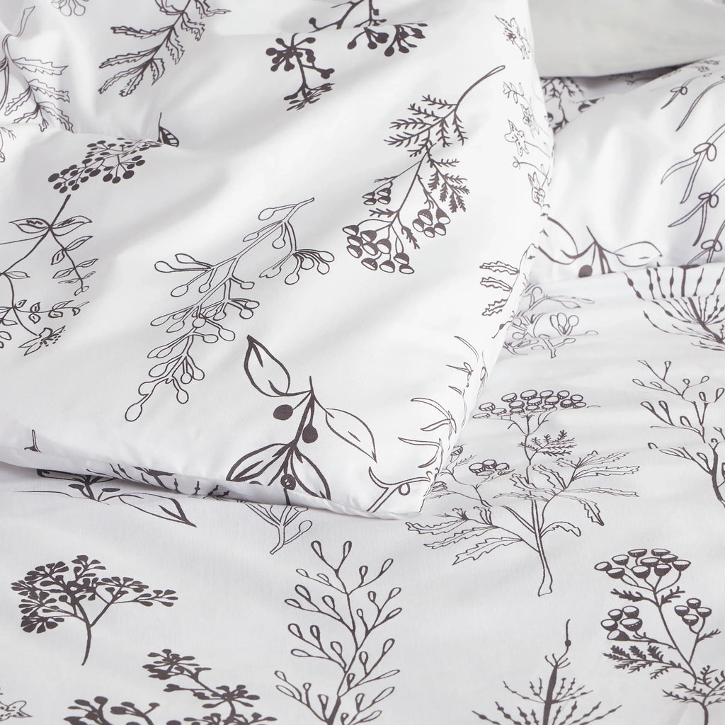 Down & Feather Comforter, Floral Set, Machine-Washable Care for Everyday Bedding and Comfortable Sleep, 7 Sizes and 13 Colors image 58