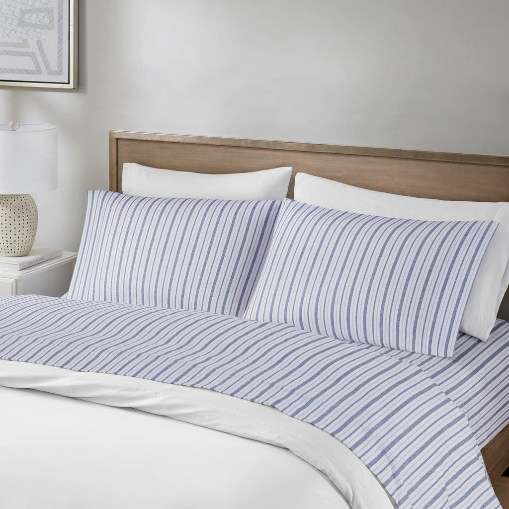 Bed Sheet Set, 200 Thread Count Printed Cotton, Breathable Construction, Machine-Washable Care for Master Bedrooms, Guest Beds and Daily Use image 58