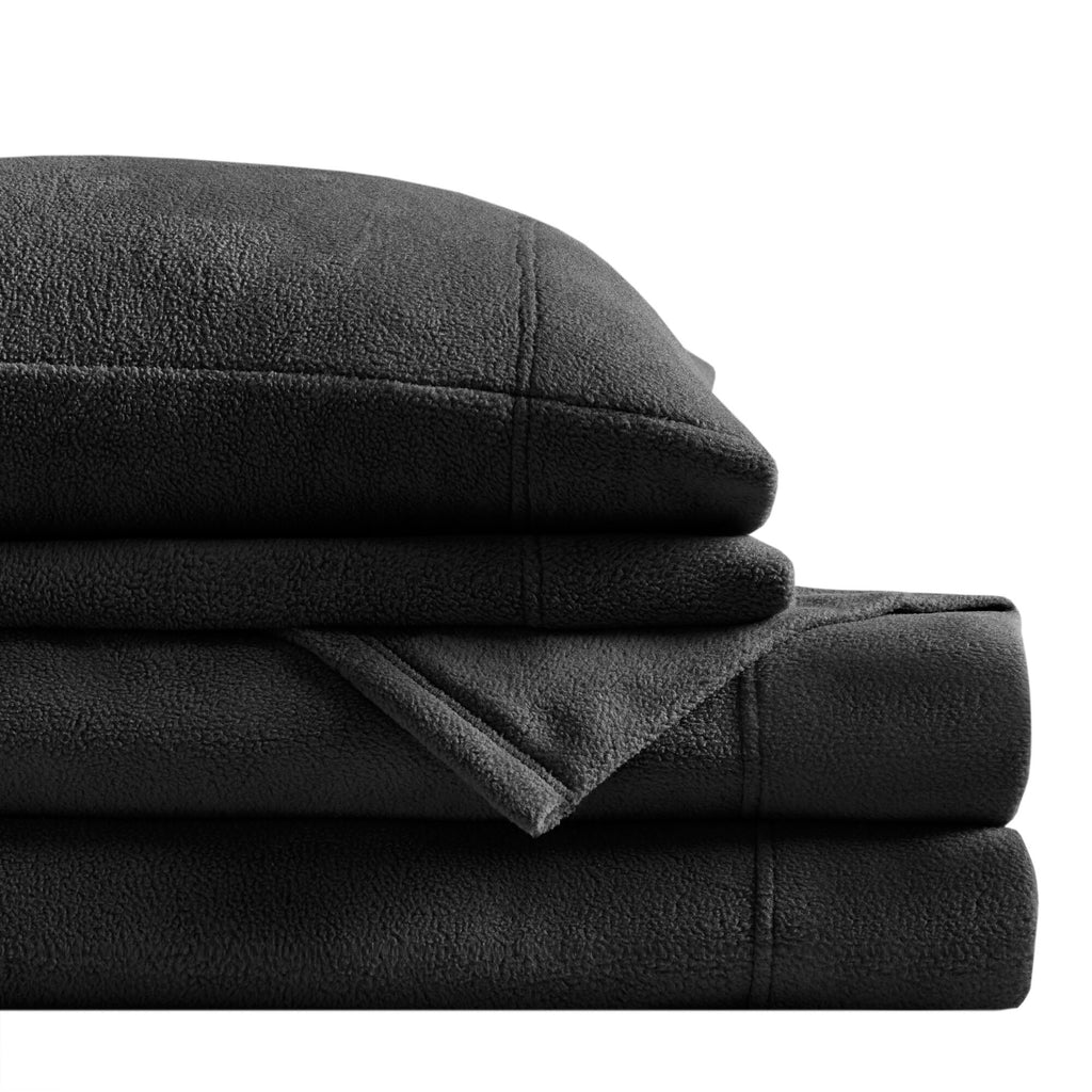 Bed Sheet Set, Micro Fleece, Machine-Washable Care for Everyday Bedroom Comfort and Guest Rooms, 6 Sizes and 15 Colors image 59