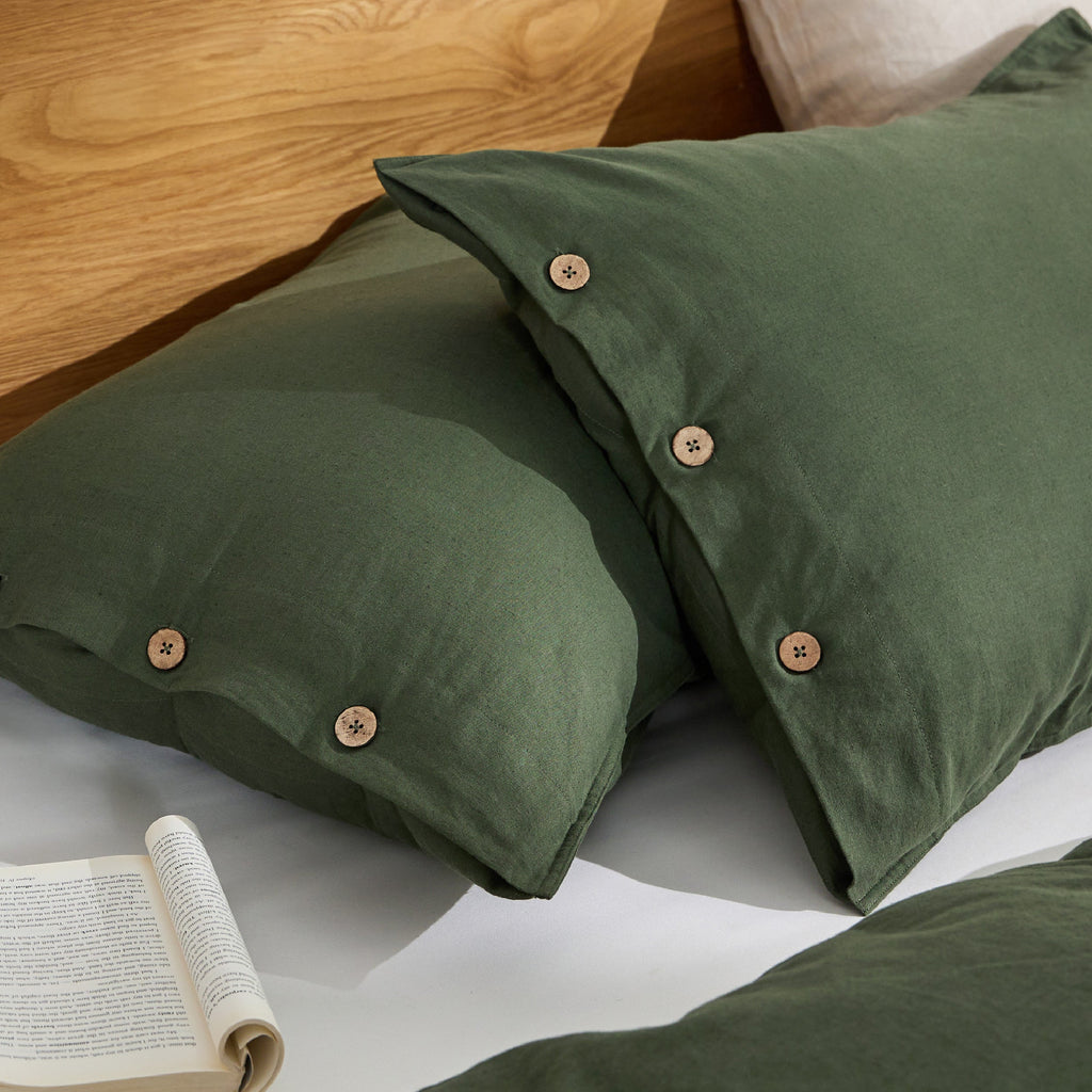 Duvet Cover Set, Cotton Linen Hybrid, Lightweight Design, Breathable Construction for Bedroom Bedding Refresh and Everyday Comfort image 59