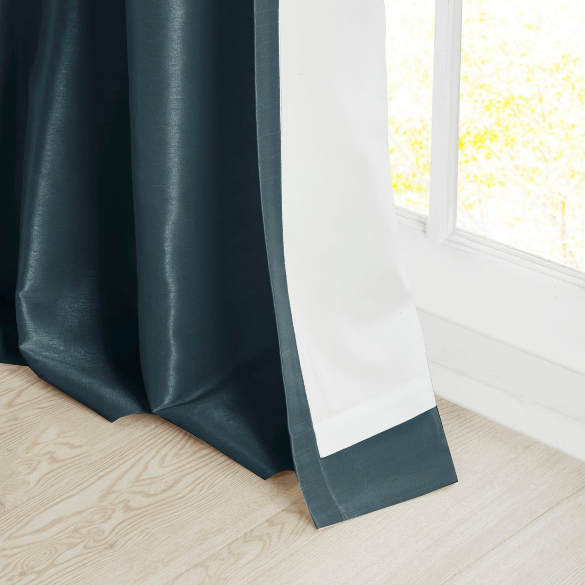 Window Curtain, Emilia Twist Tab Lined Panel, Machine-Washable Care for Windows, Room Styling and Everyday Privacy, 5 Sizes and 14 Colors image 59