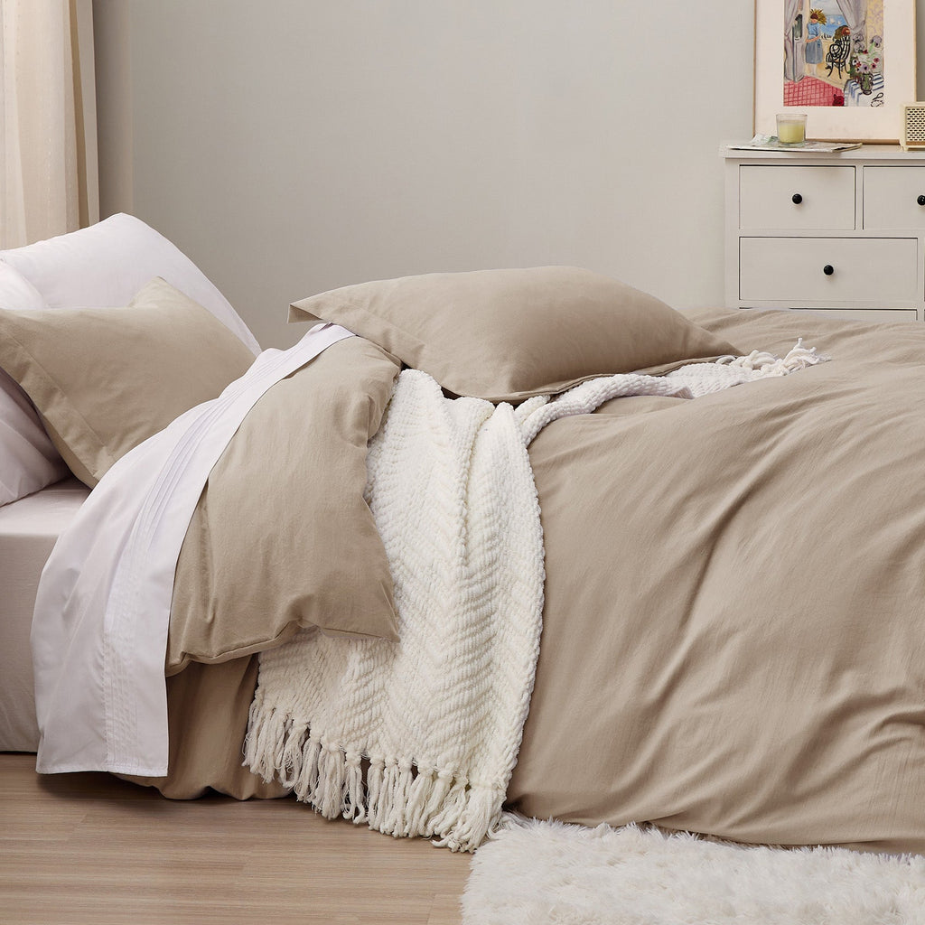 Duvet Cover Set, Ultra Soft Hypoallergenic Microfiber, Lightweight Design for Guest Rooms and Everyday Bedroom Styling image 60
