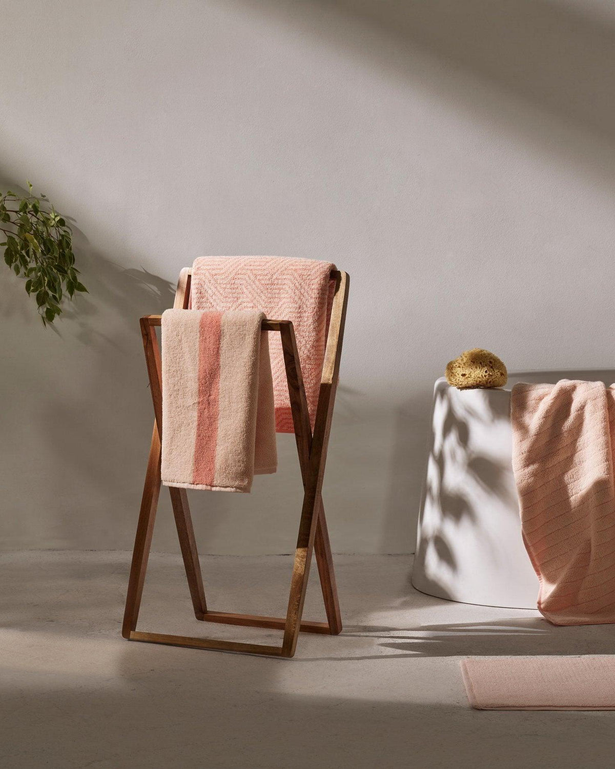 Bath Linen, Hand Towel, Organic Cotton Shell for Daily Bathroom Routines and Guest Baths, 7 Color Options image 60