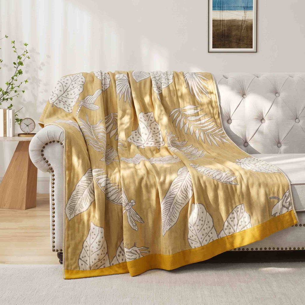 Cozy Throw Blanket, Boho Cotton, Machine-Washable Care for Living Rooms, Bedrooms and Everyday Lounging, 12 Color Options image 60