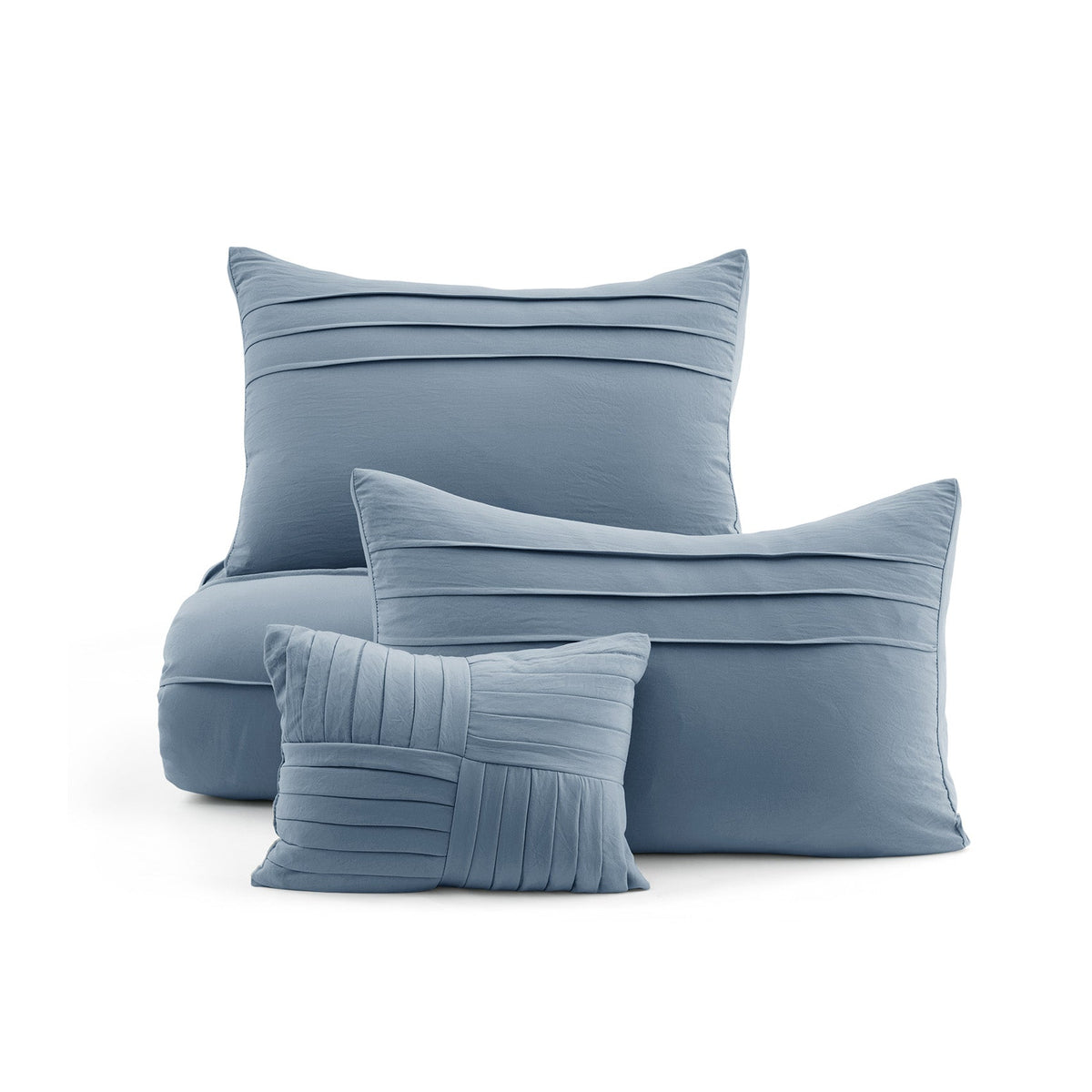 Bed Comforter, Pinch Pleat Set for Year-Round Bedroom Comfort and Restful Sleep, 5 Sizes and 19 Colors image 61