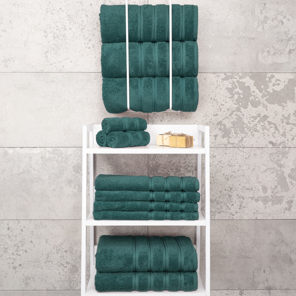 Bath Towel Set, 100% Cotton Turkish Towels for Bathroom, 4 for Home Bathrooms and Everyday Care, 21 Color Options image 61