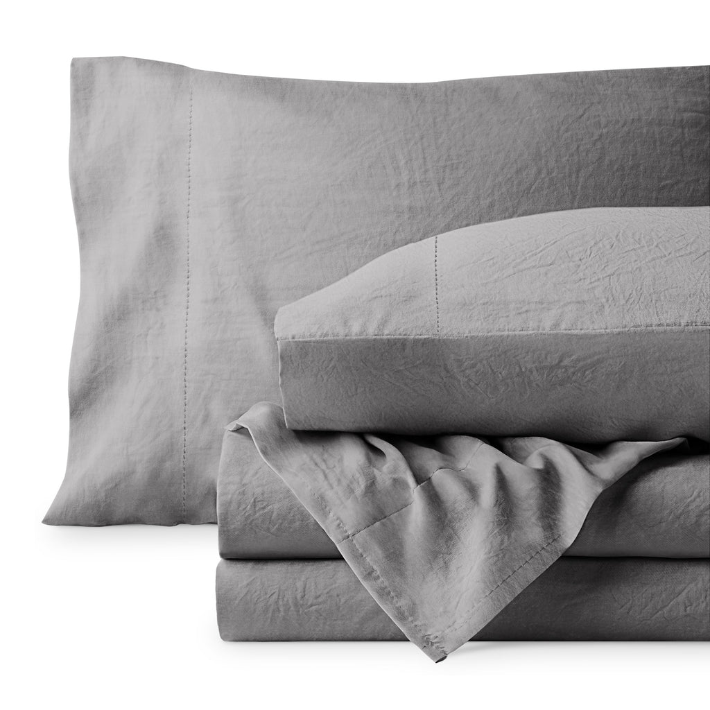 Bed Sheet Set, Ultra Soft Washed for Master Bedrooms, Guest Beds and Daily Use, 5 Sizes and 14 Colors image 62