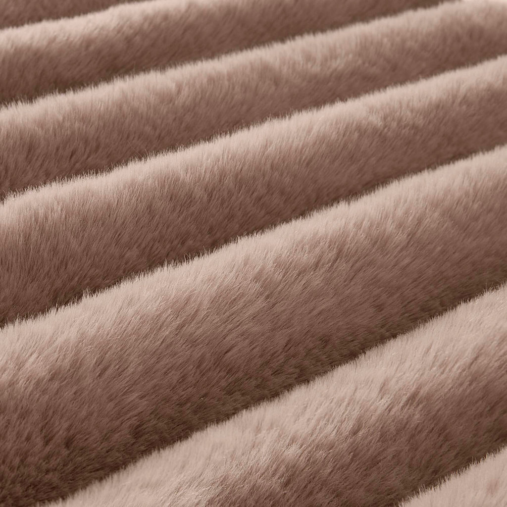 Bed Comforter, Jasmine Ultrasoft Faux Fur Ribbed Set, Lightweight Design for Year-Round Bedroom Comfort and Restful Sleep image 62