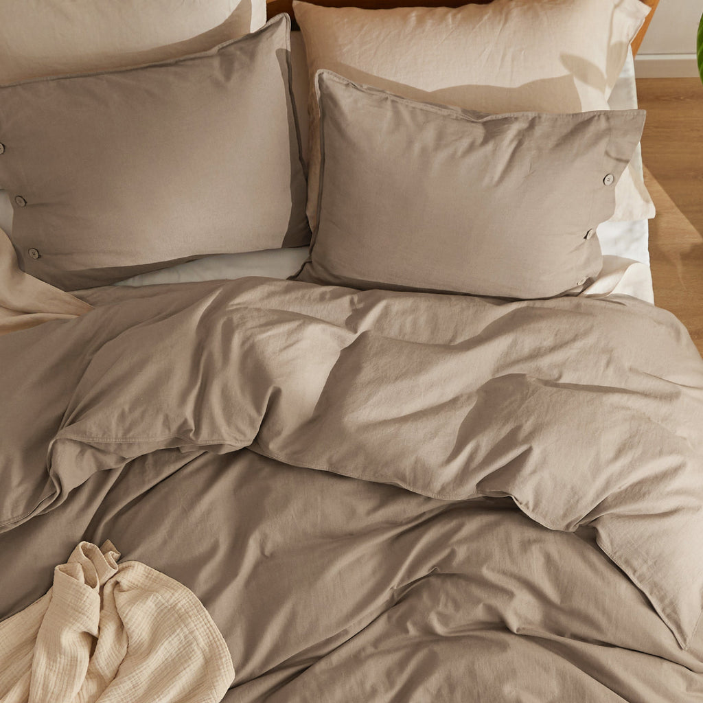 Duvet Cover Set, Cotton Linen Hybrid, Lightweight Design, Breathable Construction for Bedroom Bedding Refresh and Everyday Comfort image 63