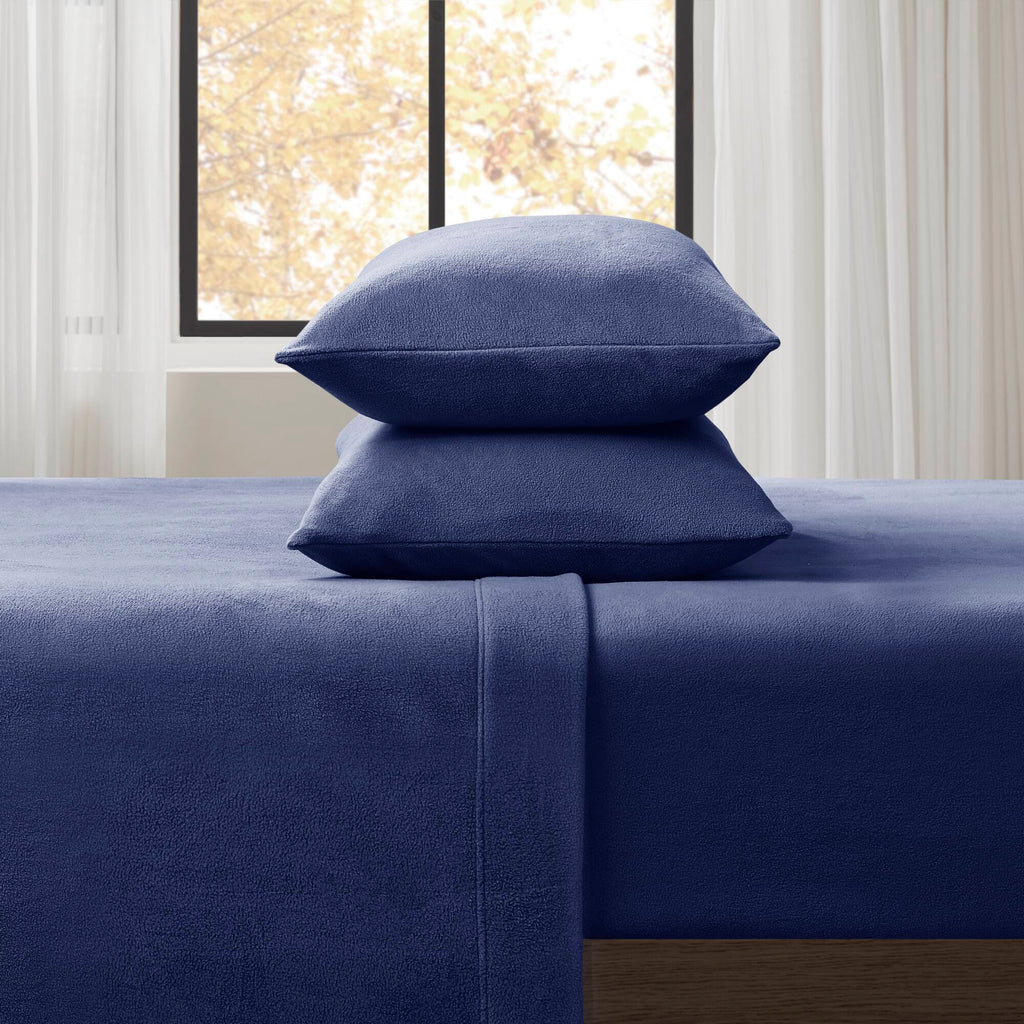 Bed Sheet Set, Micro Fleece, Machine-Washable Care for Everyday Bedroom Comfort and Guest Rooms, 6 Sizes and 15 Colors image 63