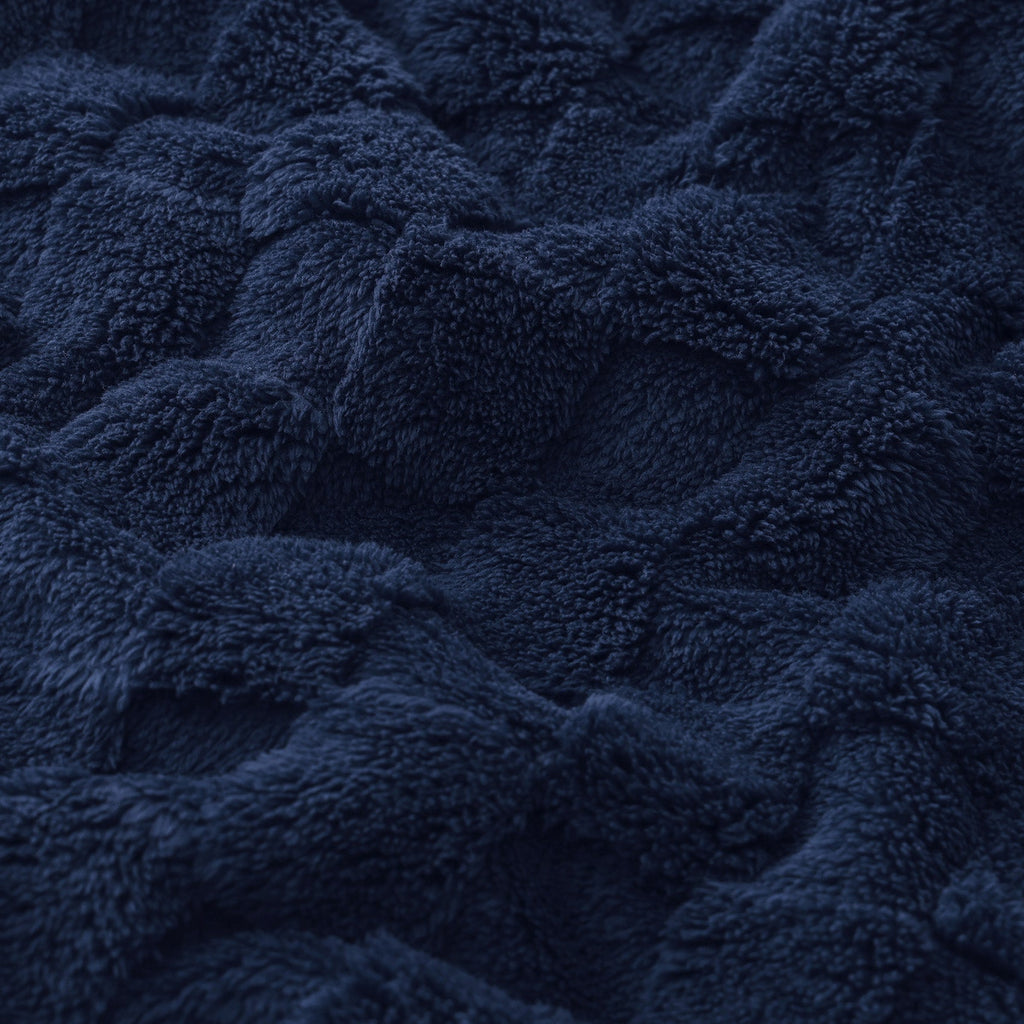 Cozy Throw Blanket, Jacquard Shaggy Sherpa for Living Rooms, Bedrooms and Everyday Lounging, 4 Sizes and 19 Colors image 64