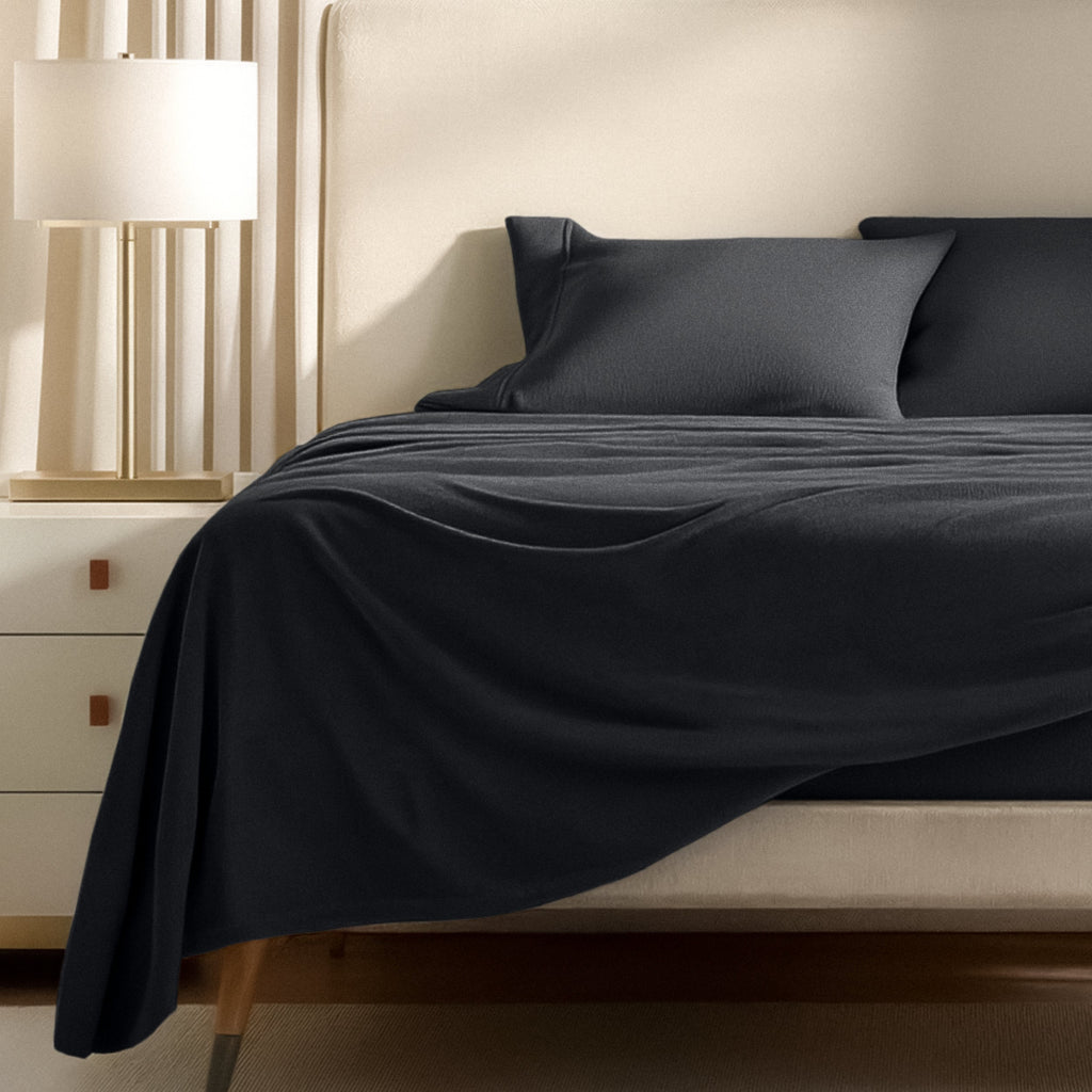 Bed Sheet Set, Polar Fleece for Master Bedrooms, Guest Beds and Daily Use, 9 Sizes and 15 Colors image 64