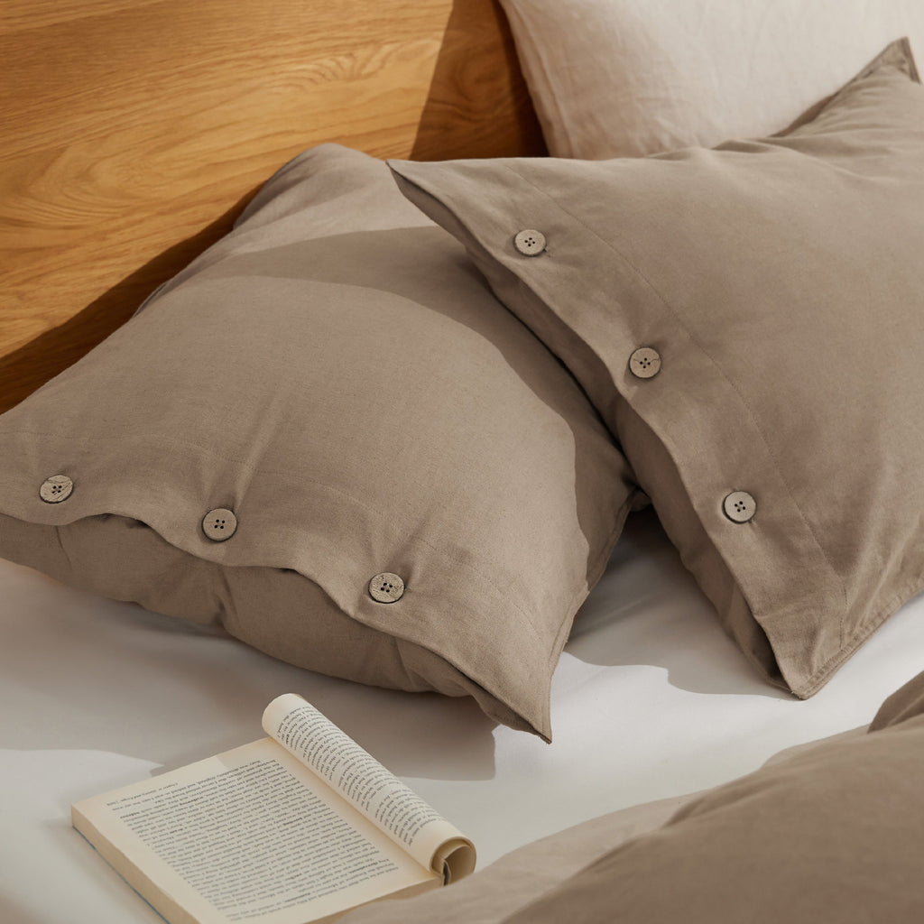 Duvet Cover Set, Cotton Linen Hybrid, Lightweight Design, Breathable Construction for Bedroom Bedding Refresh and Everyday Comfort image 64