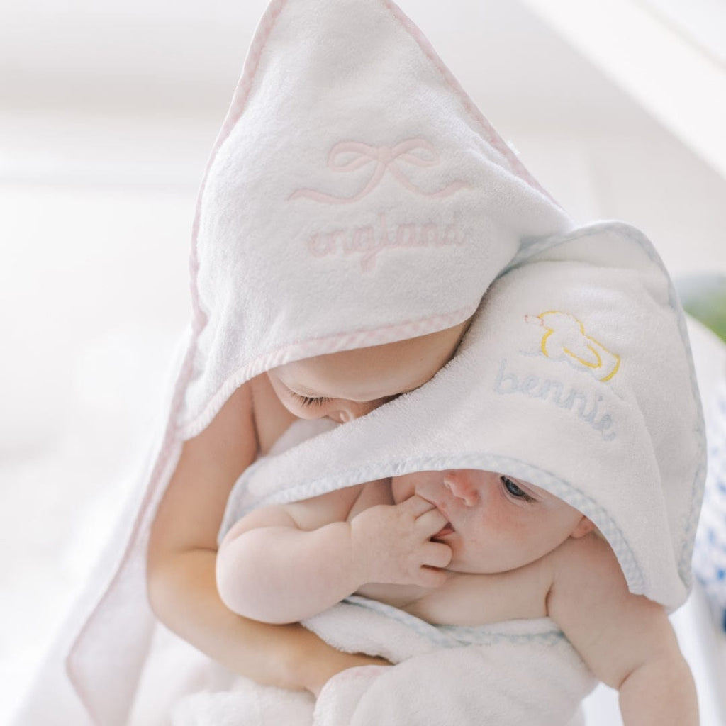 Bath Linen, Kids' Hooded Towel, Organic Cotton Shell for Daily Bathroom Routines and Guest Baths, 15 Color Options image 65