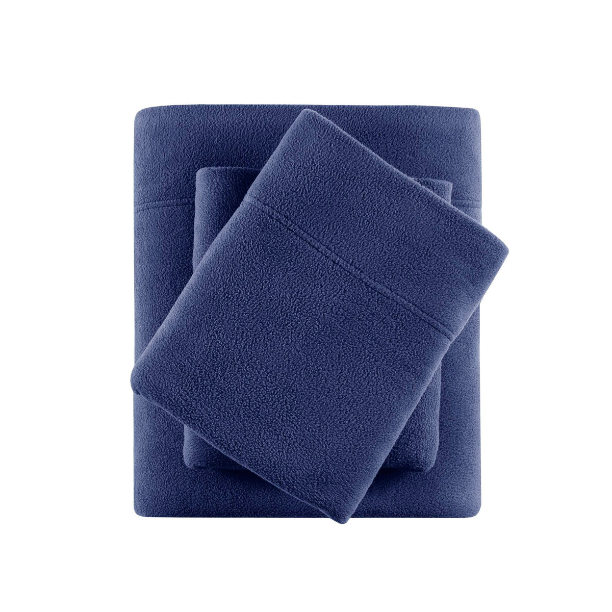 Bed Sheet Set, Micro Fleece, Machine-Washable Care for Everyday Bedroom Comfort and Guest Rooms, 6 Sizes and 15 Colors image 65