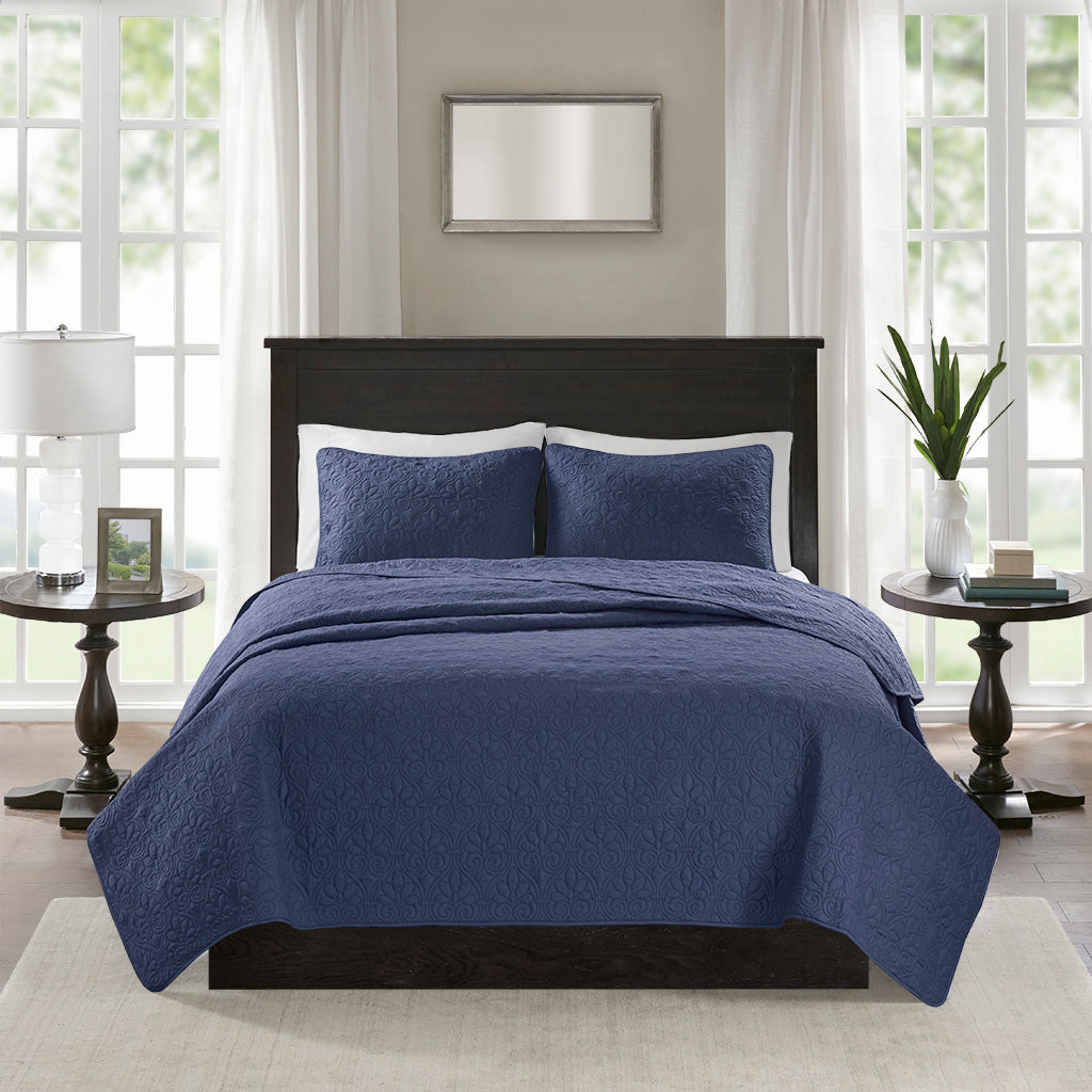 Cozy Throw Blanket, Quebec 3 Piece Reversible Quilt Set, Lightweight Design, Machine-Washable Care for Sofas, Beds and Relaxing at Home image 65