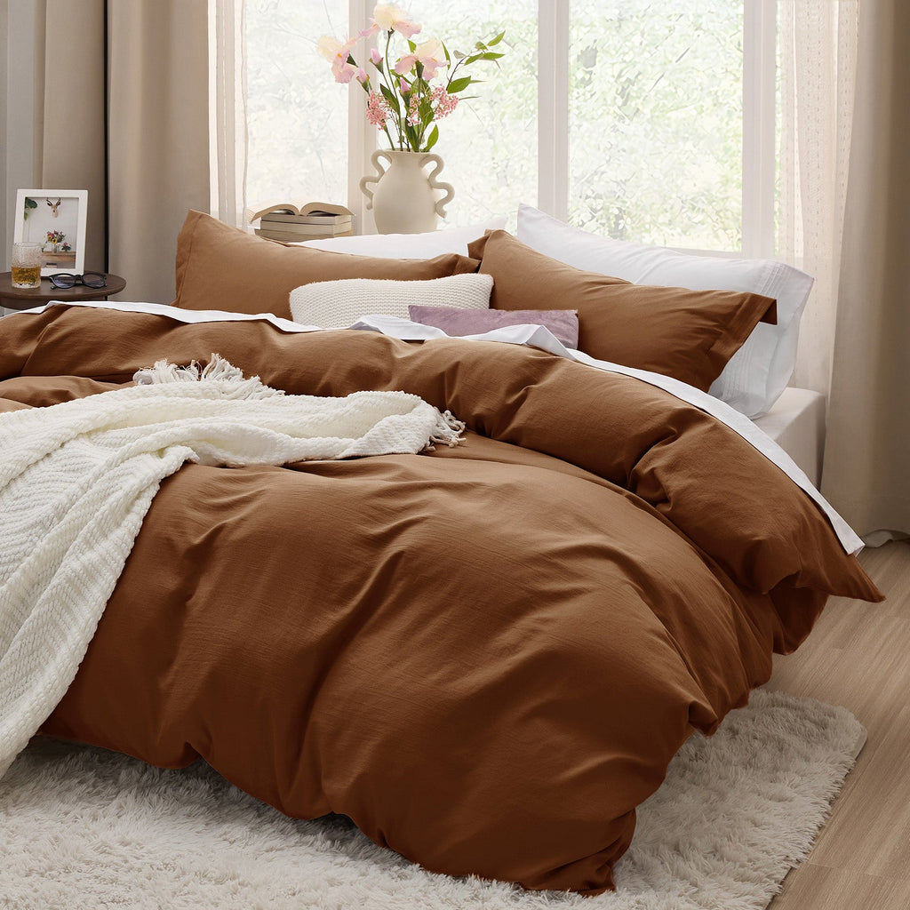 Duvet Cover Set, Ultra Soft Hypoallergenic Microfiber, Lightweight Design for Guest Rooms and Everyday Bedroom Styling image 65