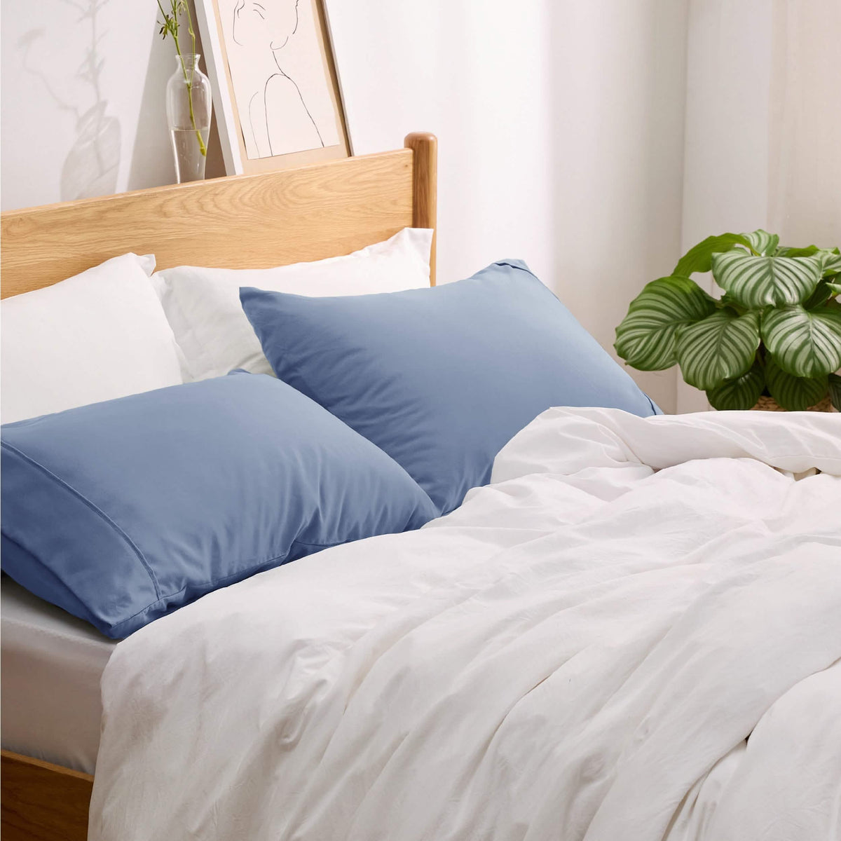 Decorative Pillow Sham, Fade and Stain Resistant Microfiber for Guest Rooms, Headboards and Everyday Bedroom Decor, 4 Sizes and 18 Colors image 66