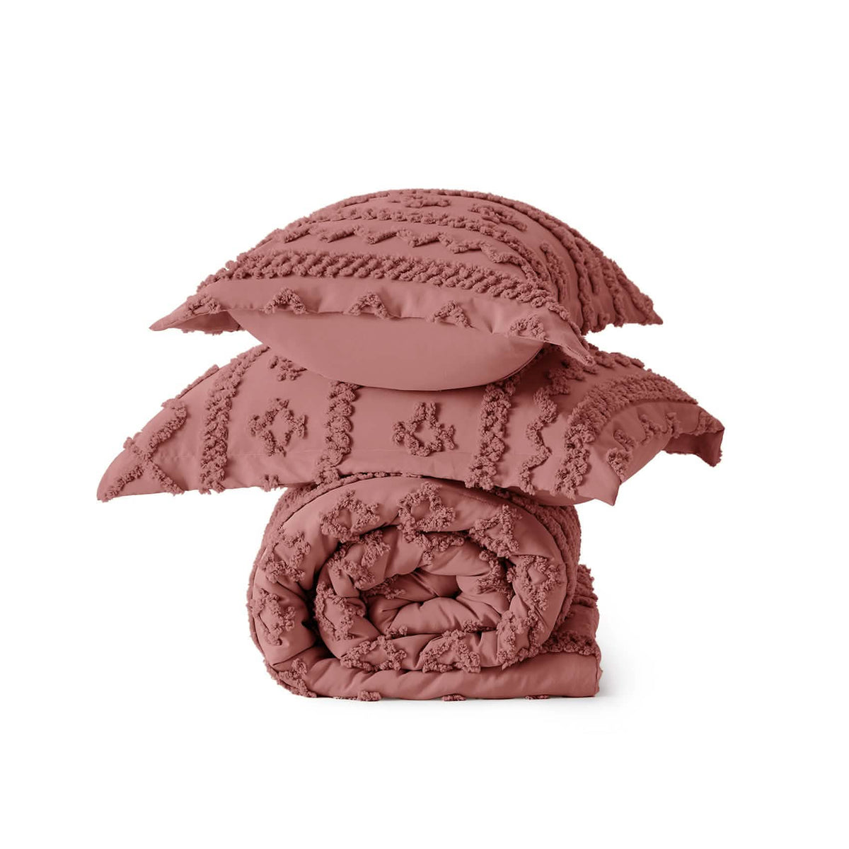Bed Comforter, Boho Deluxe Embroidery Set, Breathable Construction, Machine-Washable Care for Everyday Bedding and Comfortable Sleep image 66