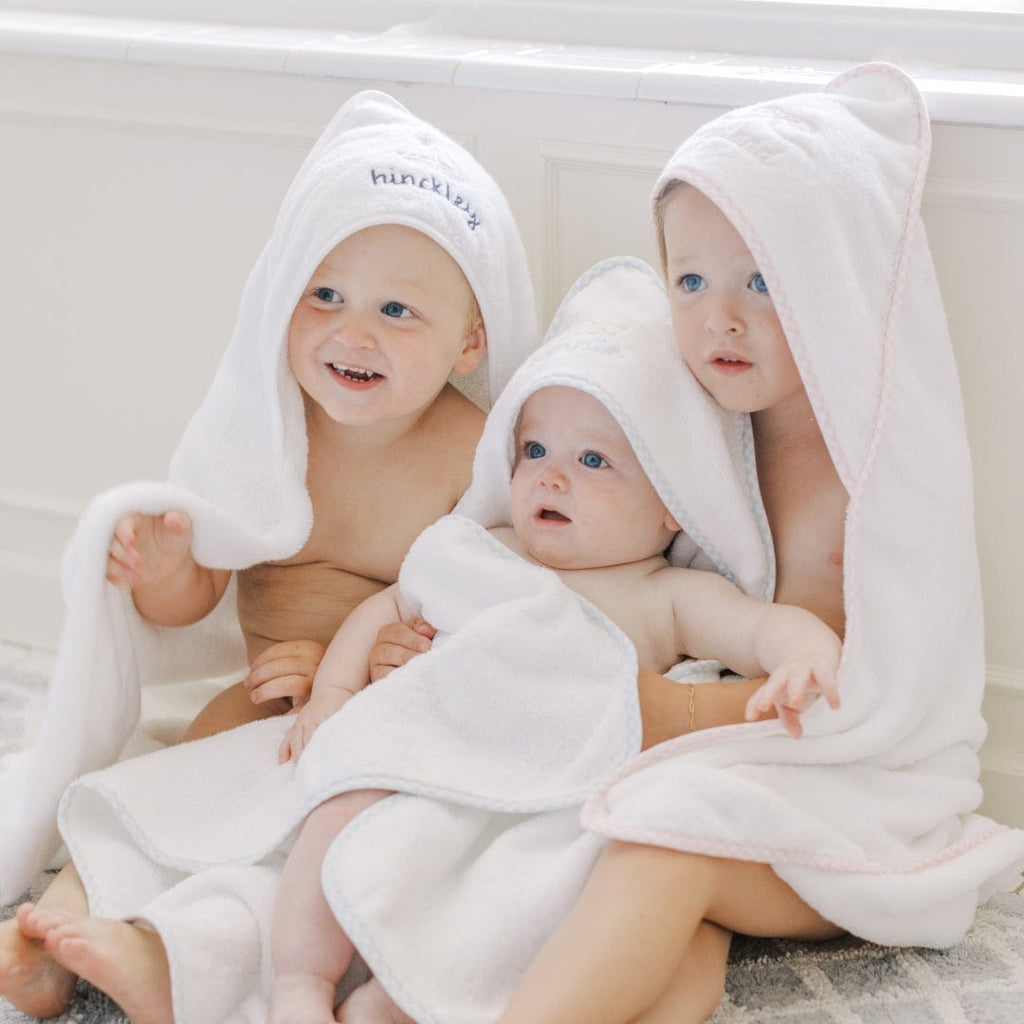 Bath Linen, Kids' Hooded Towel, Organic Cotton Shell for Daily Bathroom Routines and Guest Baths, 15 Color Options image 66