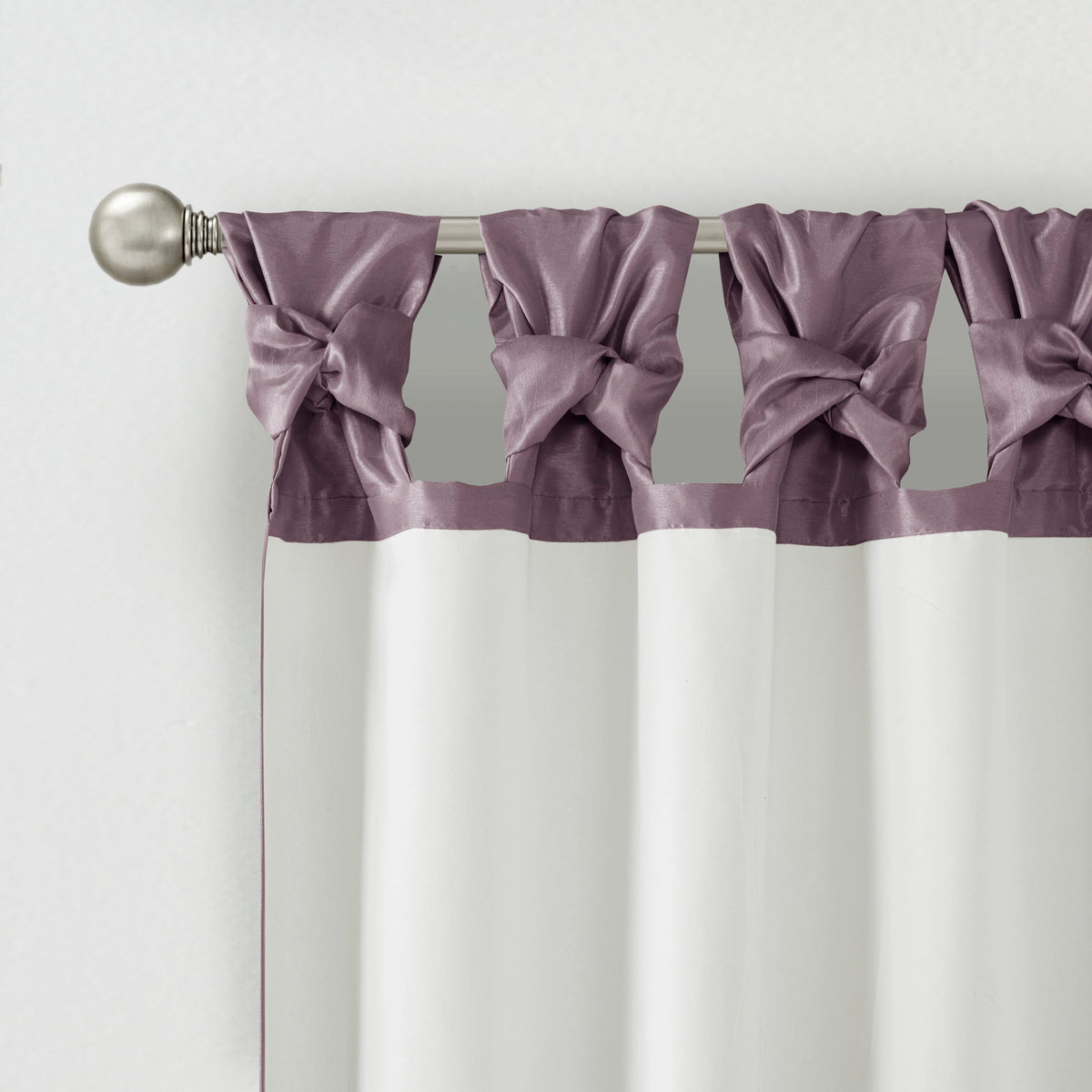 Window Curtain, Emilia Twist Tab Lined Panel, Machine-Washable Care for Windows, Room Styling and Everyday Privacy, 5 Sizes and 14 Colors image 66