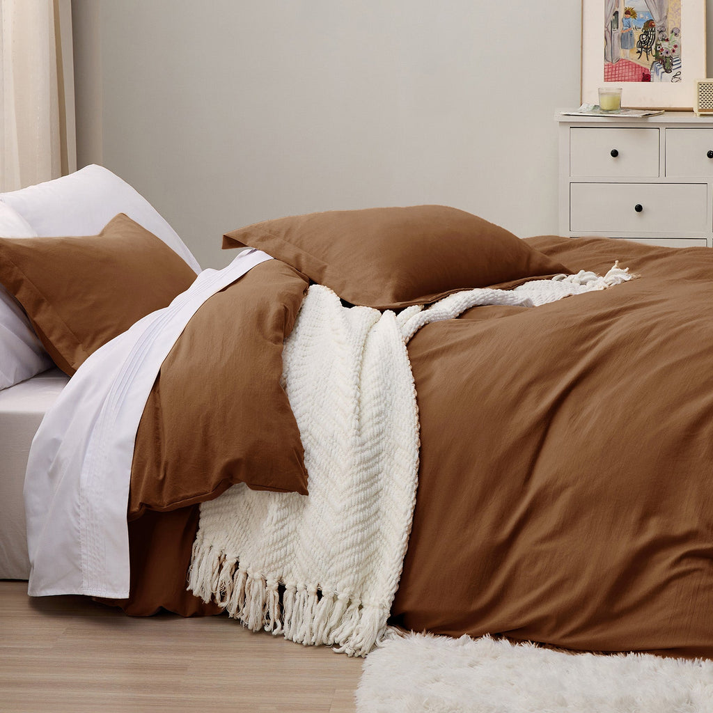 Duvet Cover Set, Ultra Soft Hypoallergenic Microfiber, Lightweight Design for Guest Rooms and Everyday Bedroom Styling image 66