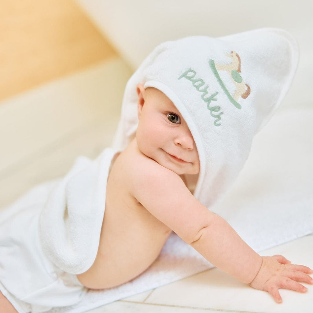 Bath Linen, Baby Hooded Towel, Organic Cotton Shell for Daily Bathroom Routines and Guest Baths, 18 Color Options image 67