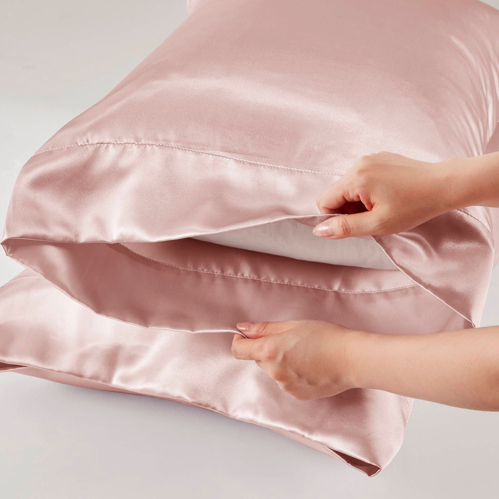 Bed Sheet Set, Satin for Master Bedrooms, Guest Beds and Daily Use, 6 Sizes and 12 Colors, Designed for Everyday Home Use image 67