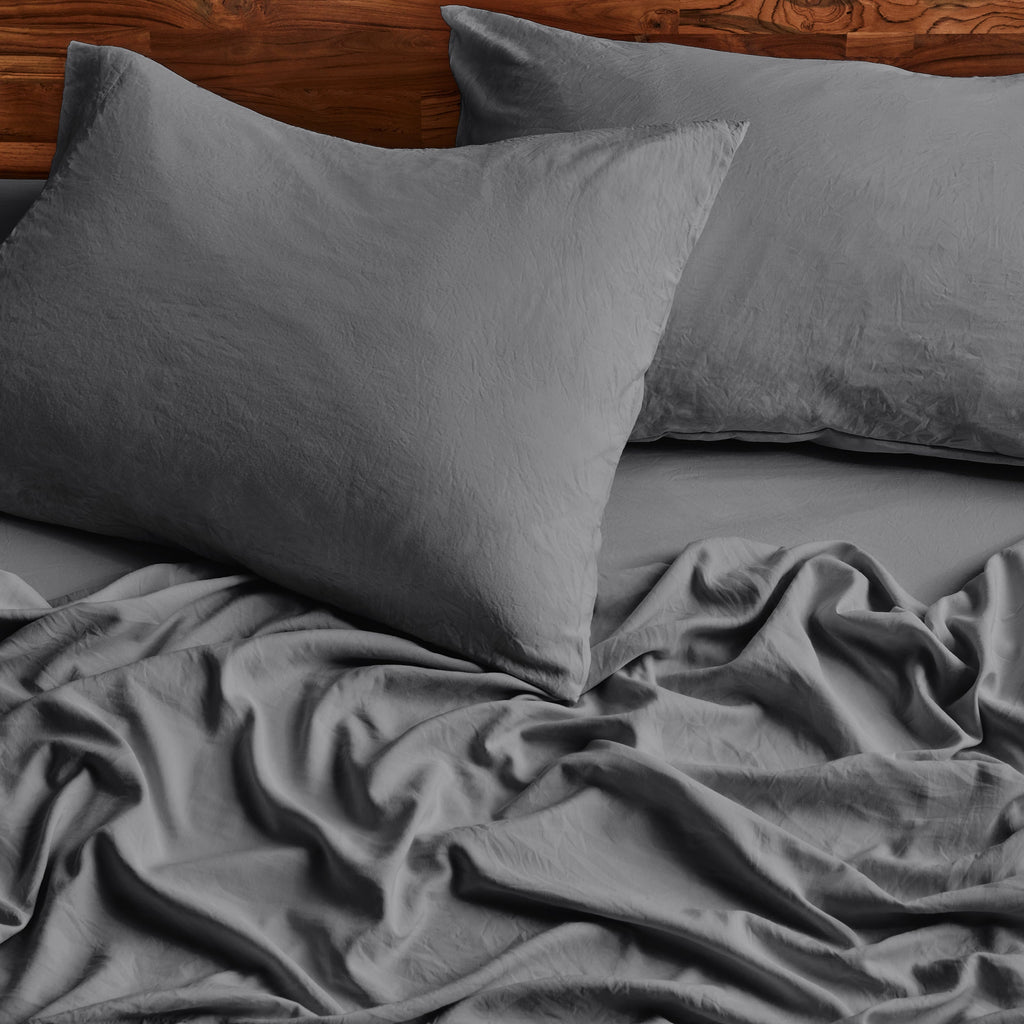 Bed Sheet Set, Ultra Soft Washed for Master Bedrooms, Guest Beds and Daily Use, 5 Sizes and 14 Colors image 67