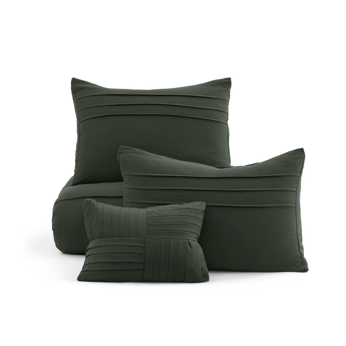 Bed Comforter, Pinch Pleat Set for Year-Round Bedroom Comfort and Restful Sleep, 5 Sizes and 19 Colors image 67
