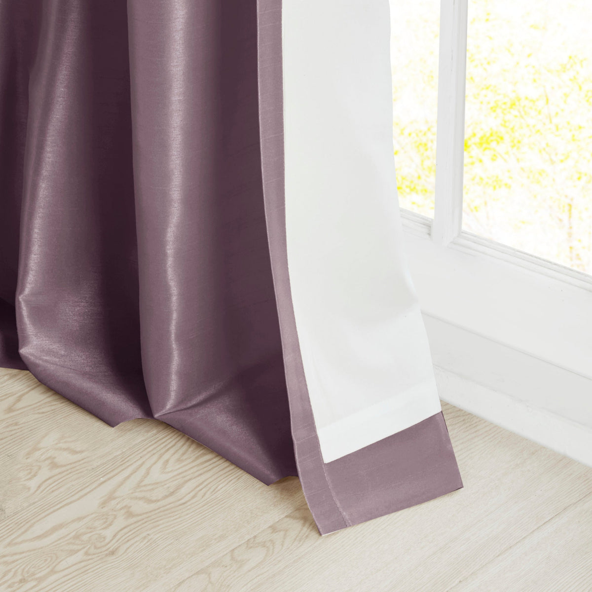 Window Curtain, Emilia Twist Tab Lined Panel, Machine-Washable Care for Windows, Room Styling and Everyday Privacy, 5 Sizes and 14 Colors image 67