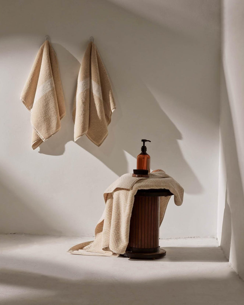 Bath Linen, Hand Towel, Organic Cotton Shell for Daily Bathroom Routines and Guest Baths, 7 Color Options image 68