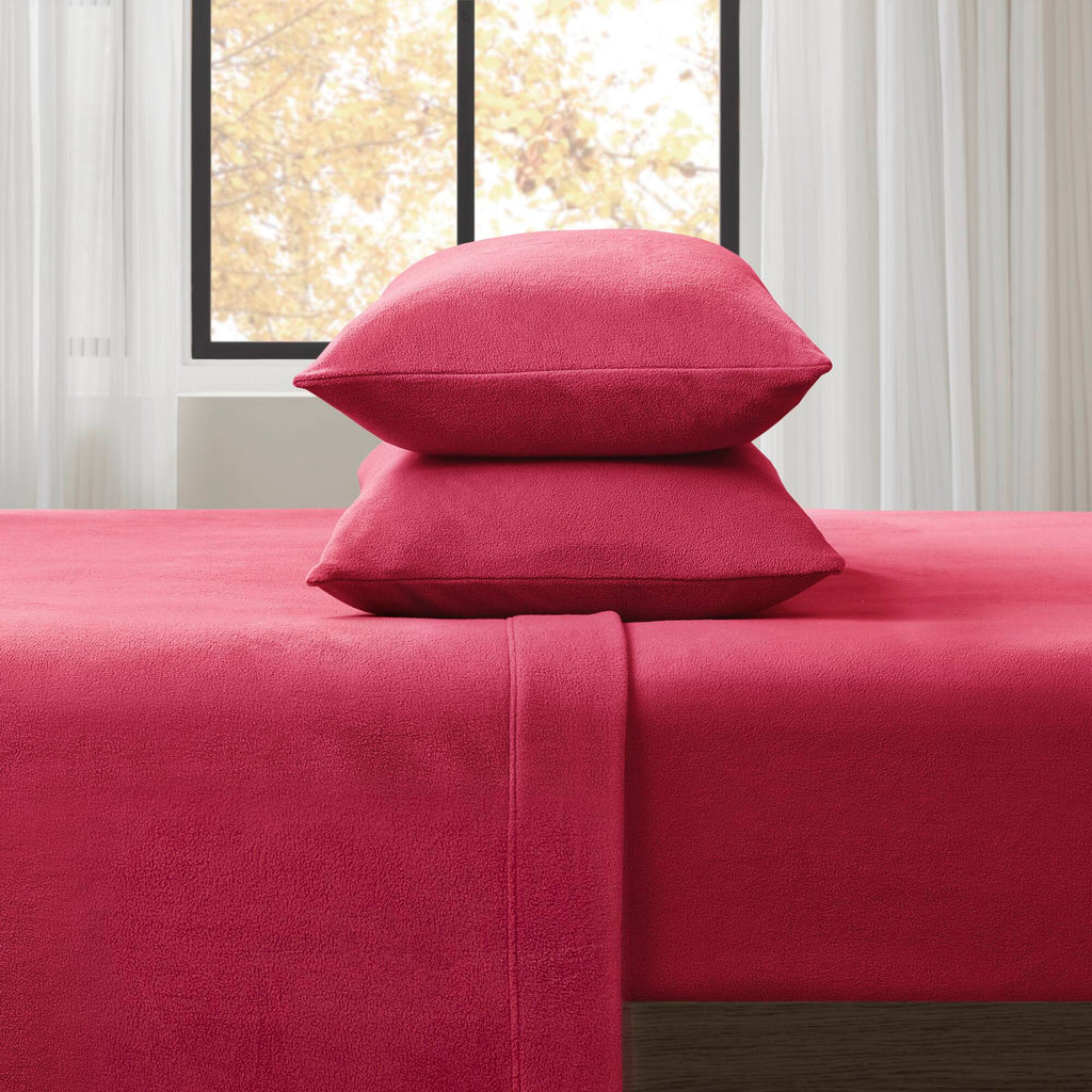 Bed Sheet Set, Micro Fleece, Machine-Washable Care for Everyday Bedroom Comfort and Guest Rooms, 6 Sizes and 15 Colors image 68
