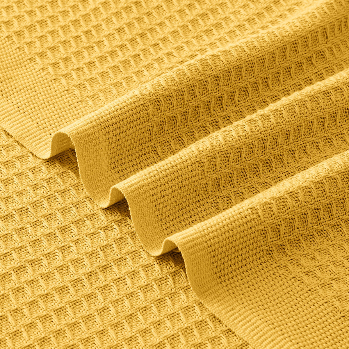Cozy Throw Blanket, Cotton Waffle Weave, Lightweight Design, Breathable Construction for Living Rooms, Bedrooms and Everyday Lounging image 70