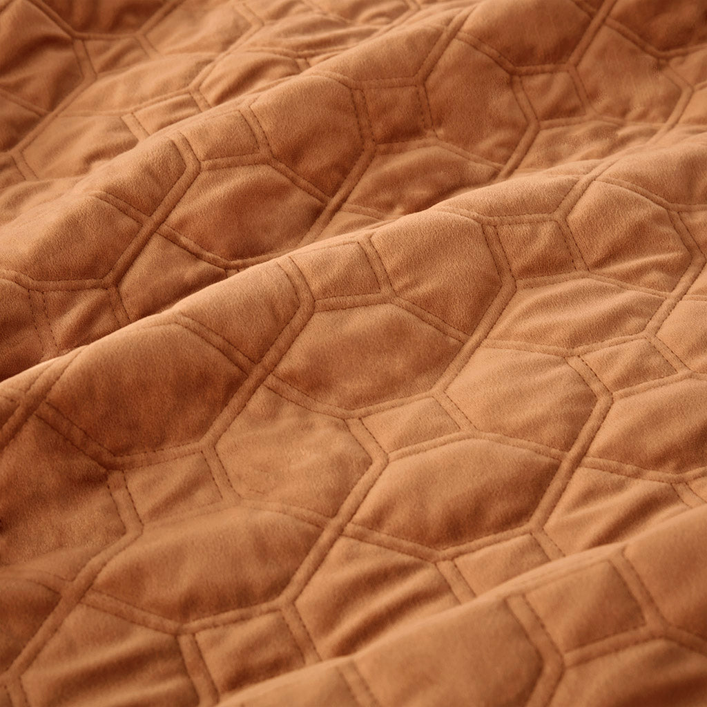 Cozy Throw Blanket, Harper 3 Piece Velvet Quilt Set, Machine-Washable Care for Sofas, Beds and Relaxing at Home, 2 Sizes and 7 Colors image 70